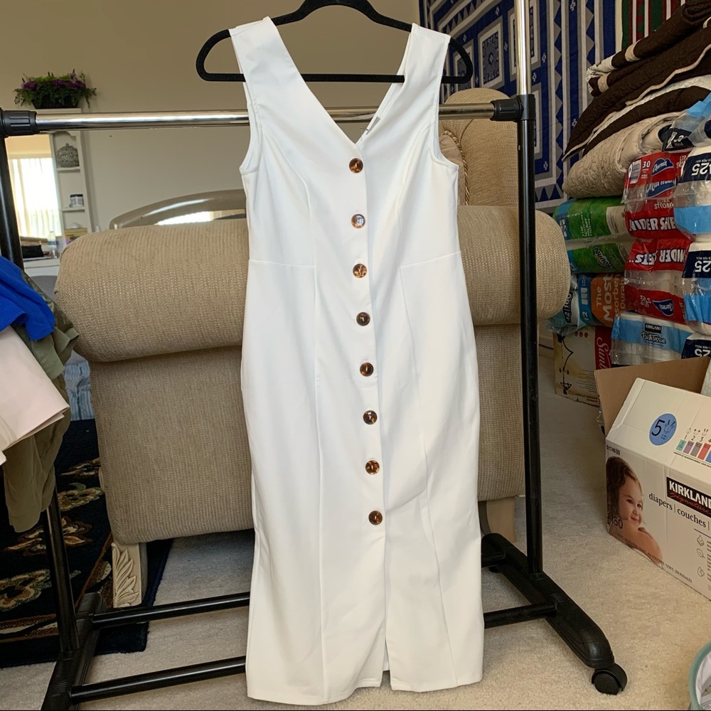White summer dress
